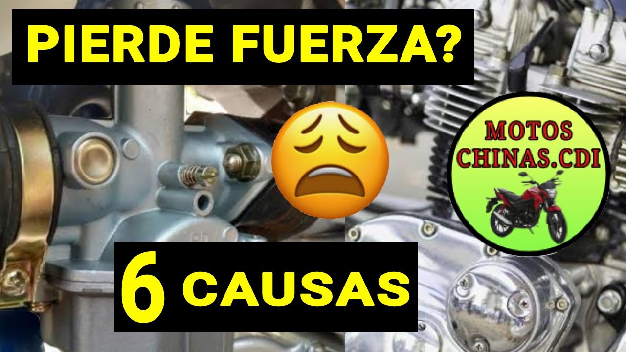 Por qu&eacute; NO tiene fuerza la moto.🐷🐷🐷6 Causas