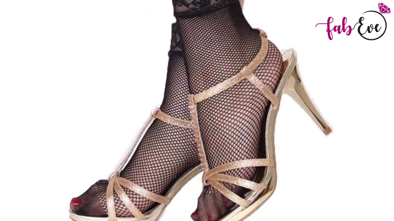3 Pair Black Lace Nylon Fish Net Socks