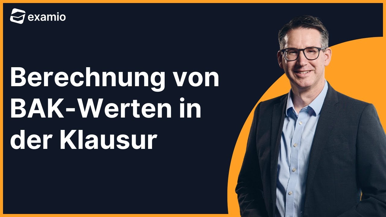 Berechnung von BAK-Werten in der Klausur | examio Jura