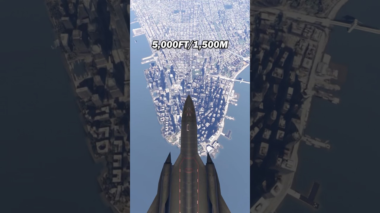 SR-71 Top Speed at Different Altitudes
