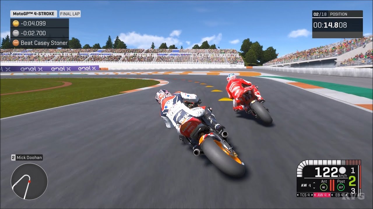MotoGP 19 - Pedrosa Flashes Past Stoner in Valencia (Historical Challenges) - Dani Pedrosa Gameplay