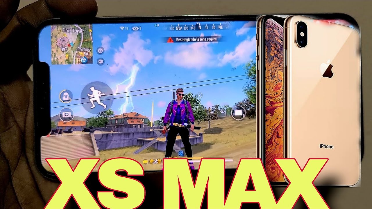 Prueba de Rendimiento en el iPhone XS MAX / Free fire en 2024