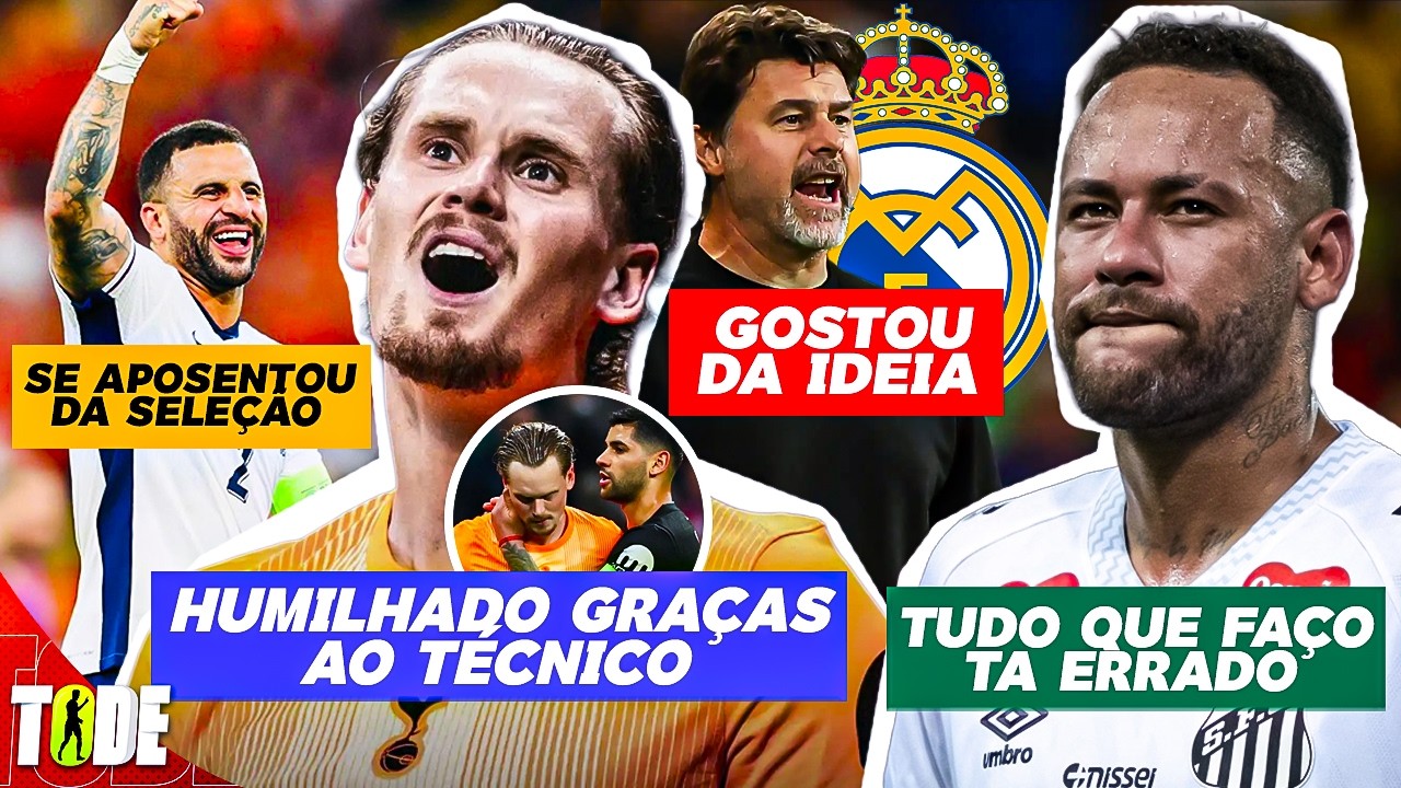 GOLEIRO HUMILHADO NA CHAMPIONS l POCHETTINO NO REAL l NEYMAR DESABAFA e+