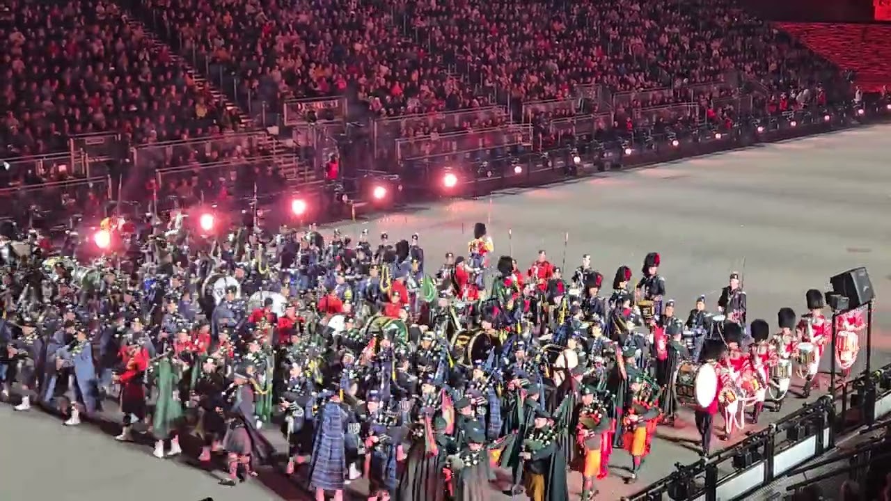 2024  Royal Edinburgh  Military Tattoo Massed Band March out