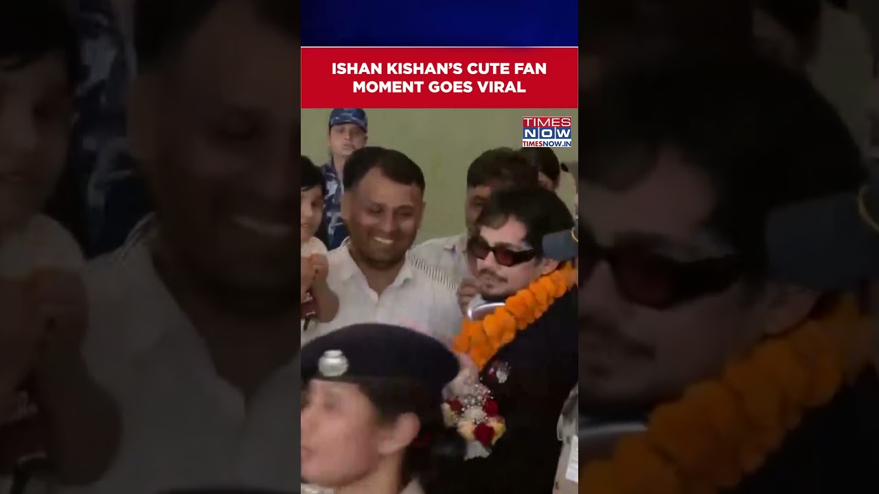 Watch: Ishan Kishan&rsquo;s Candid Moment With Little Kid At Patna Airport #shorts