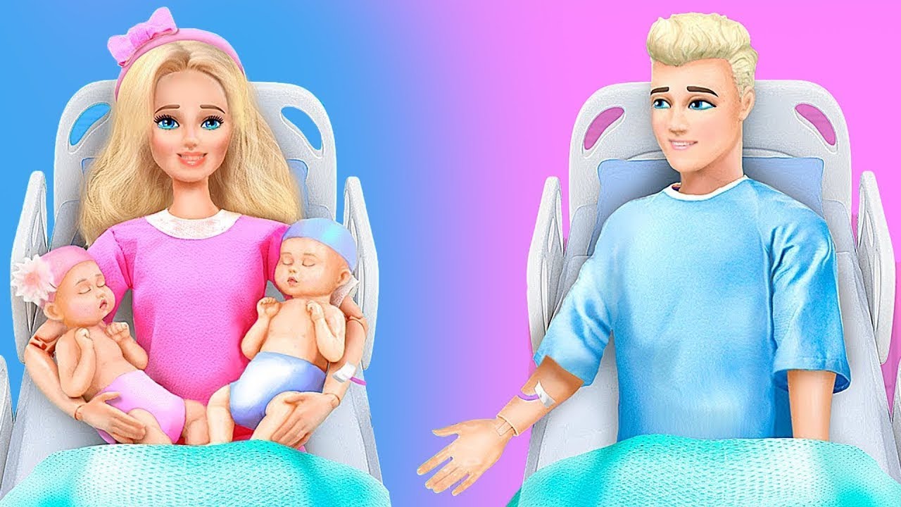 Barbie i Ken w szpitalu / 30 lifehack&oacute;w i wyrob&oacute;w dla lalek