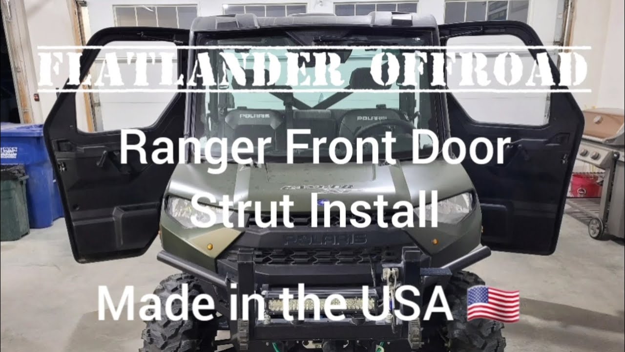 2018-2026 2-door and 2019-2026 4-door Polaris Ranger 1000 XP Door Strut Installation