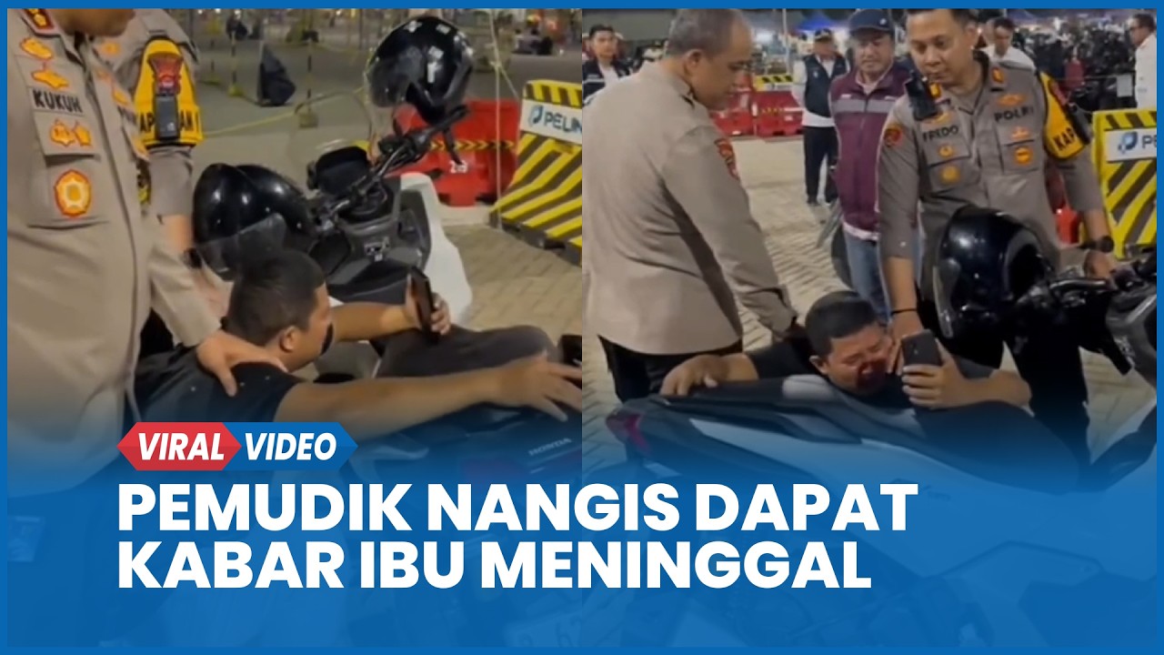 Tangis Pemudik di Pelabuhan Ciwandan Pecah Dapat Kabar Ibu Meninggal