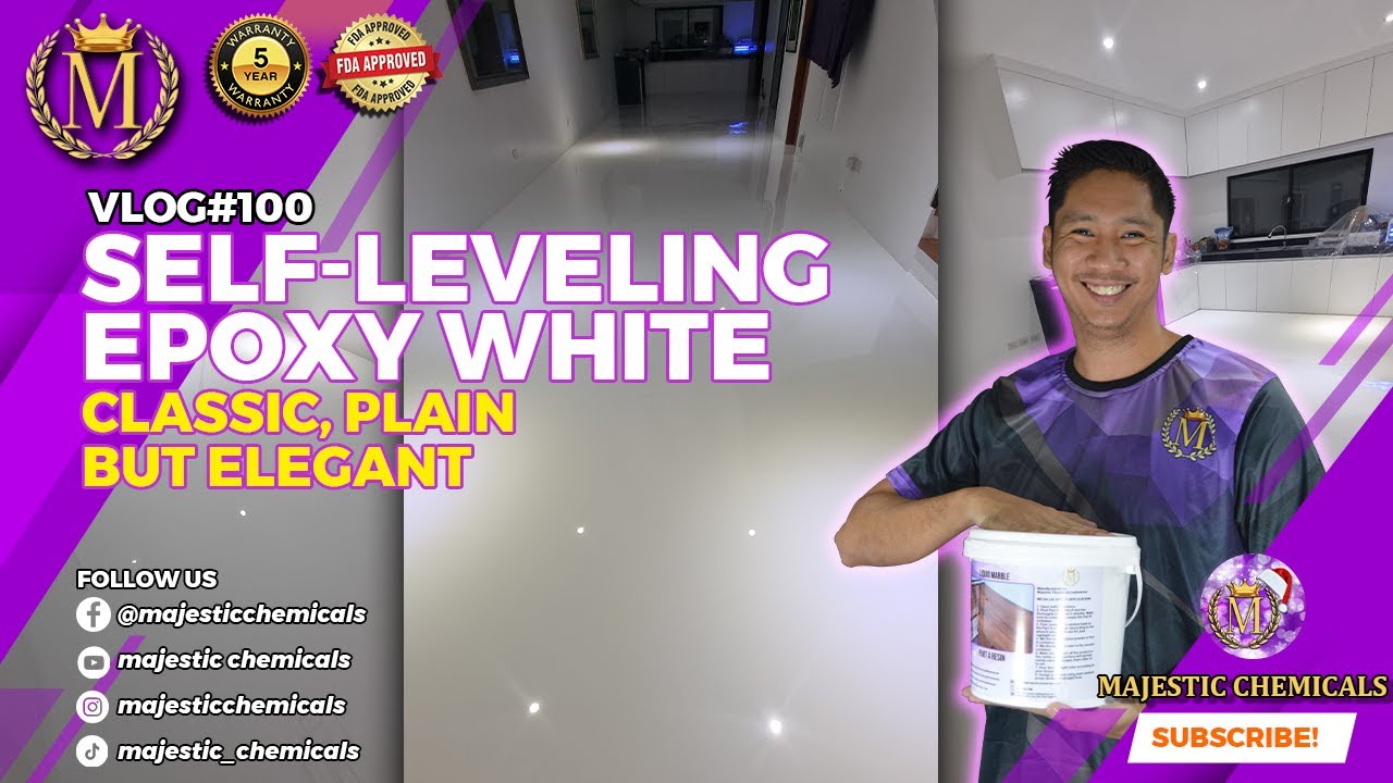 MAJESTIC SELF-LEVELING EPOXY WHITE NA FLOORING