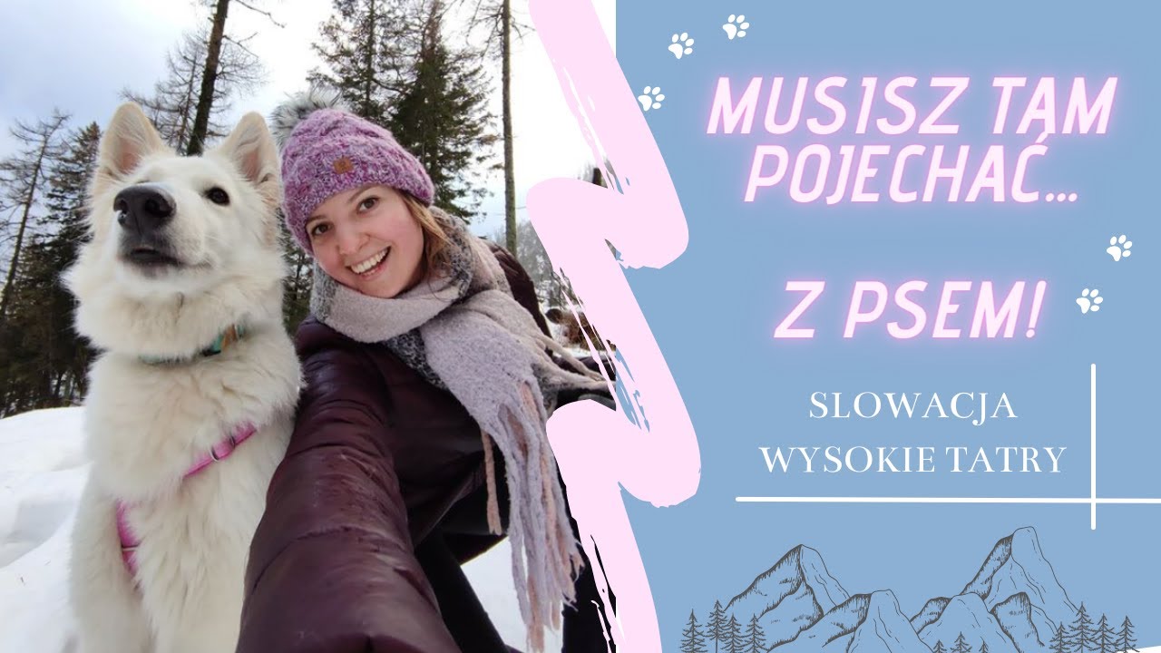 RAJ DLA PSIARZY! Przepiękne miejsce na URLOP Z PSEM 🏔️🐕‍🦺❄️ Tatry Wysokie Słowacja