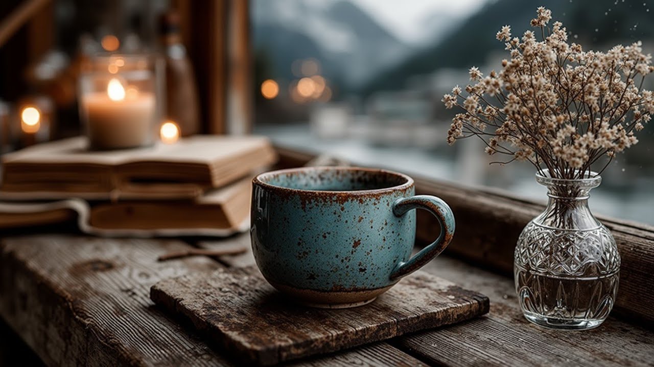 Cafe Ambiance Winter | Relaxing Piano Music ~ Mellow Jazz for Study, Work & Peaceful Moments
