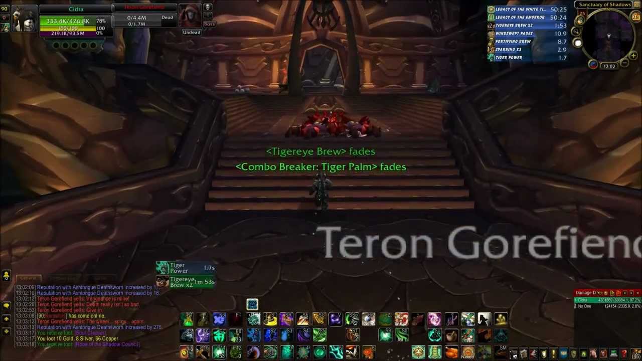 WoW Black Temple (Solo 90 Windwalker Monk)