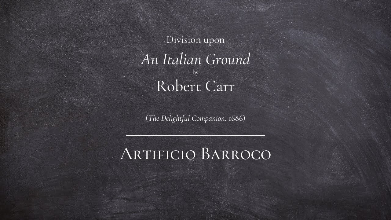 An Italian Ground, by Robert Carr, from 