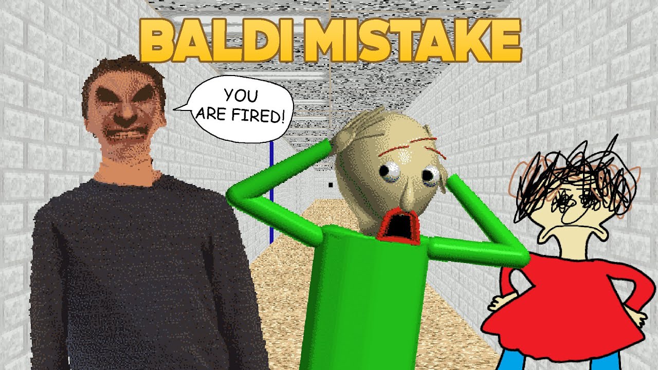 Балди уволили 🥺 | Ошибка Балди [Baldi's Basics Mods]