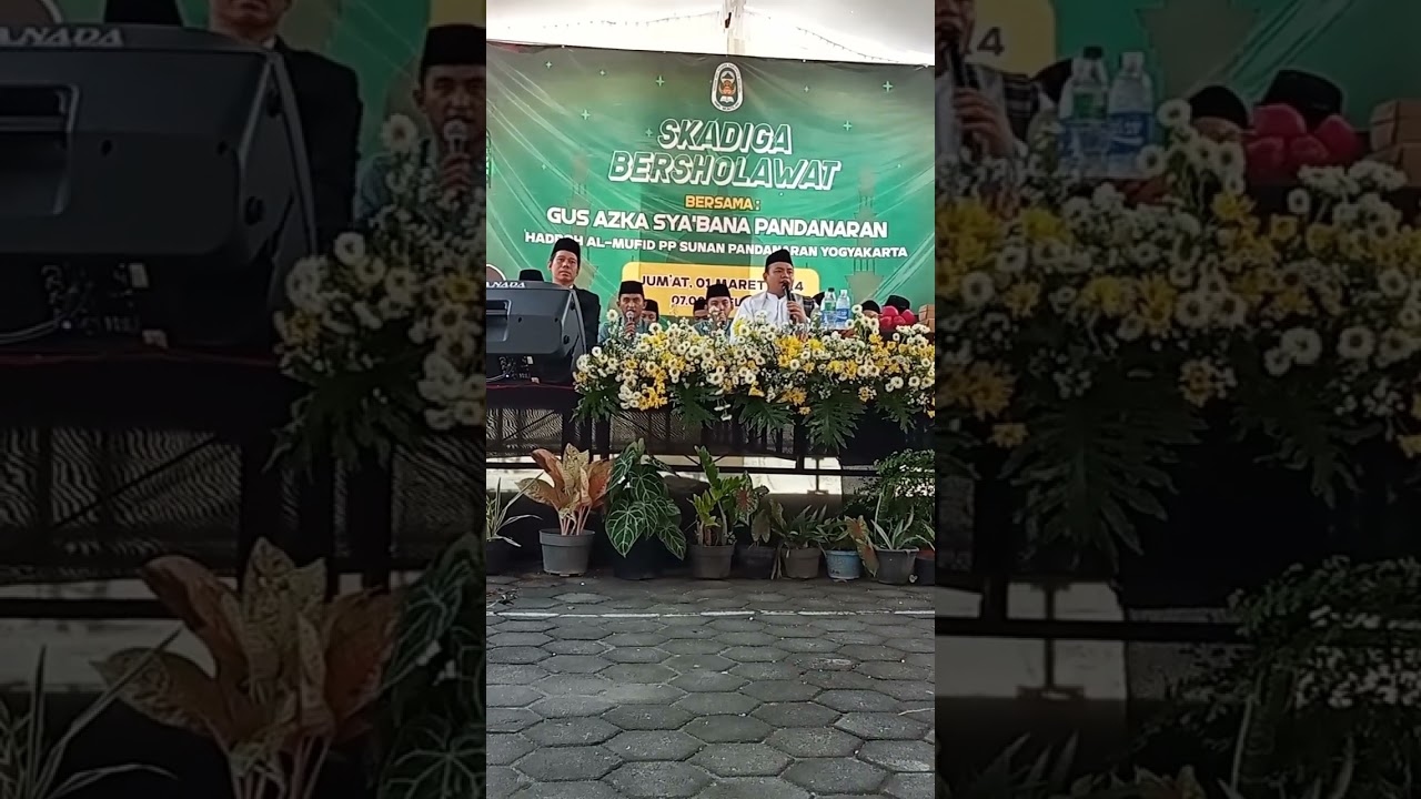 Guz Azka bersholawat di Skadiga