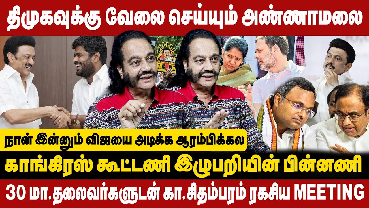 திமுகவுக்கு வேலை செய்யும் அண்ணாமலை | நான் இன்னும் விஜய் அடிக்க ஆரம்பிக்கல | TSS MANI INTERVIEW