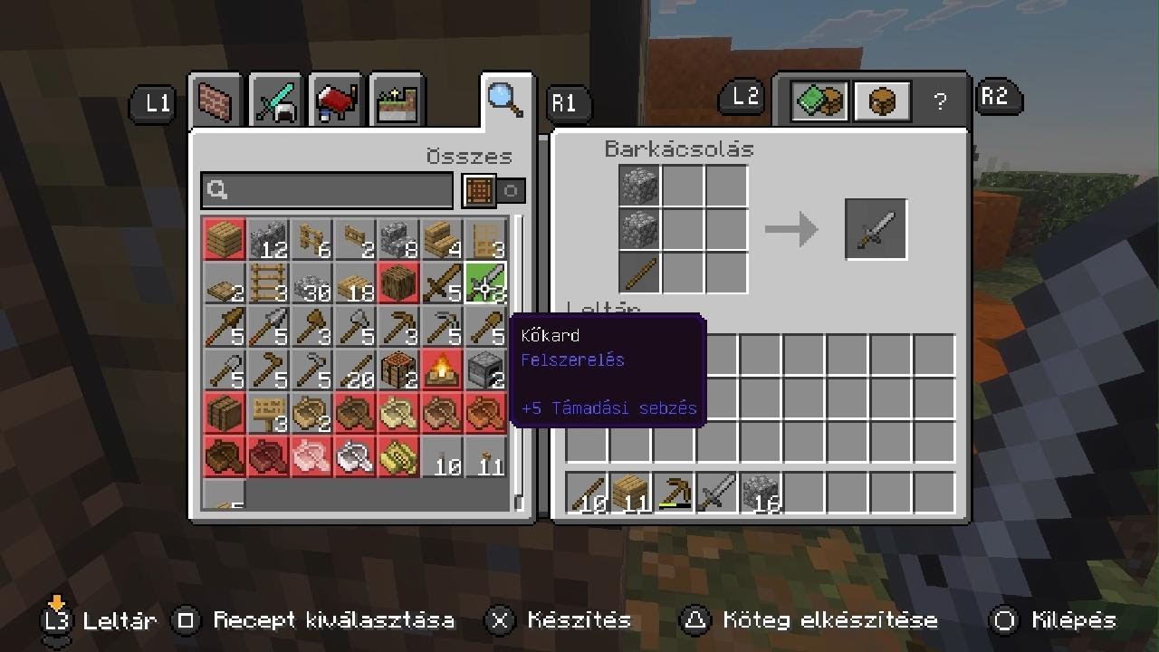 Túlélő minecraft 1nap.