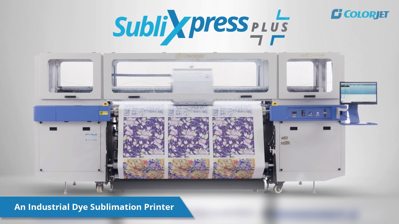 Industrial Dye Sublimation Printer by Colorjet | SubliXpress Plus