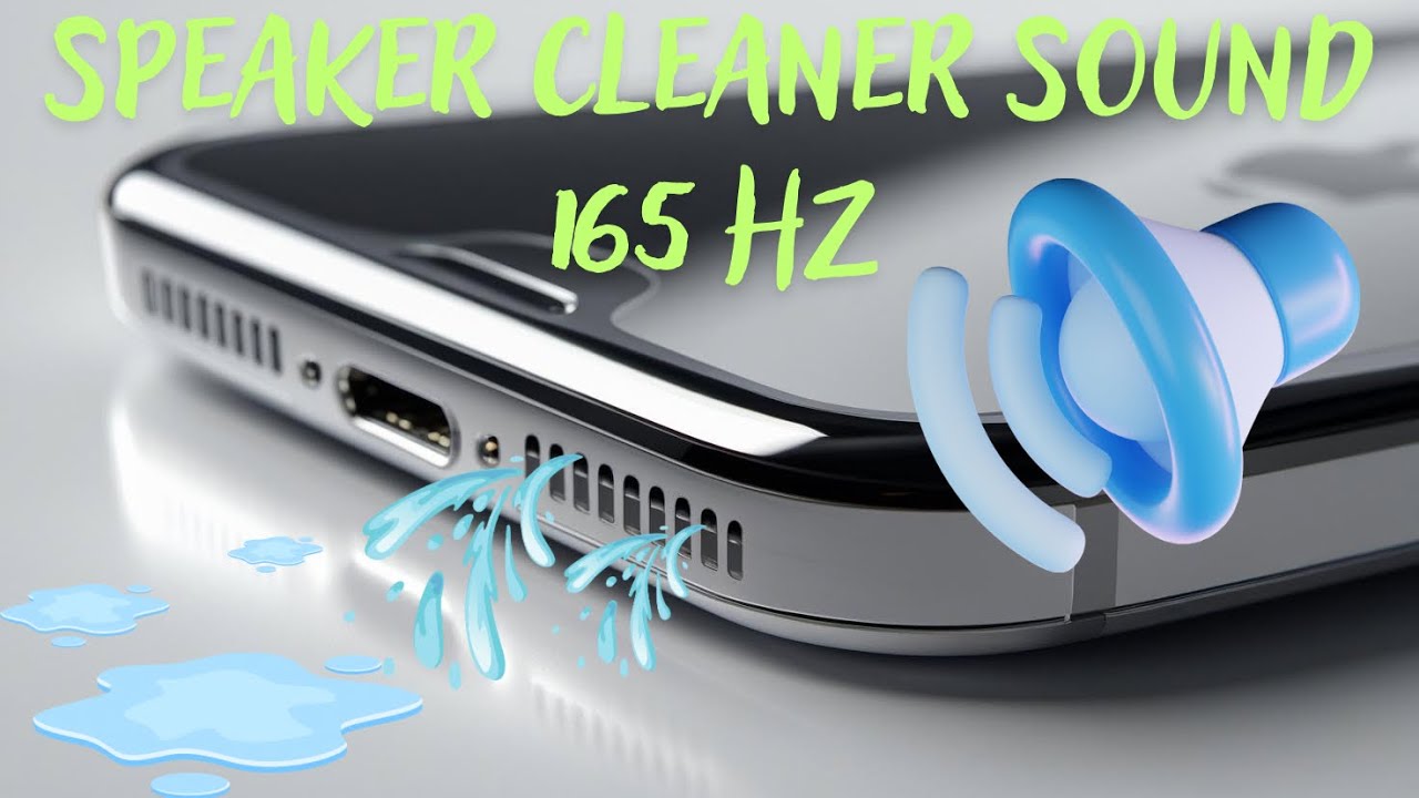 Speaker Cleaner Sound at 165 Hz