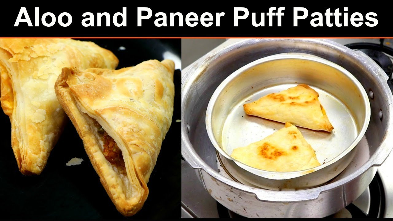 बाजार जैसी क्रिस्पी Veg puff कुकर में | Potato Patties Recipe | Paneer Patties | Veg Puff Recipe