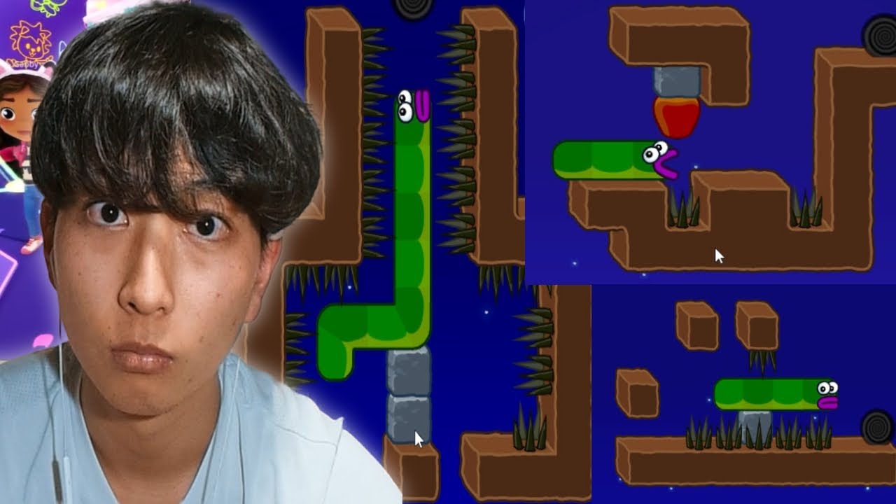 低学年向けパズルゲームが全く解けずに精神がおかしくなる男【Apple Worm】/ダイジェスト