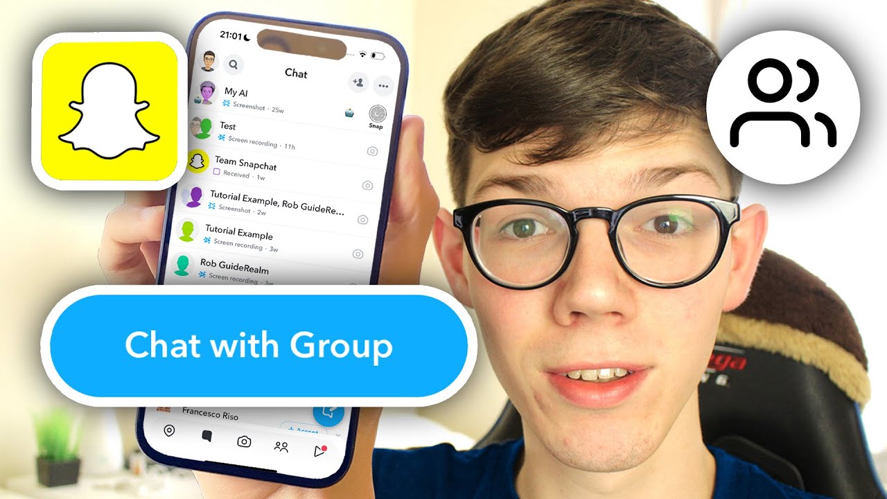 How To Make Group Chat In Snapchat - Full Guide