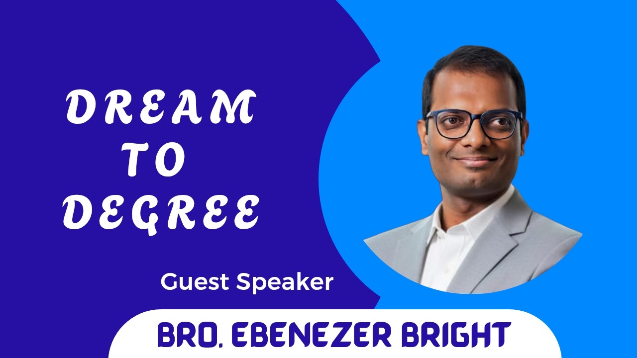🔴 LIVE NOW | Bro.Ebenezer Bright | DREAM TO DEGREE  | 22/02/2026 | FGPC Kunniyodu