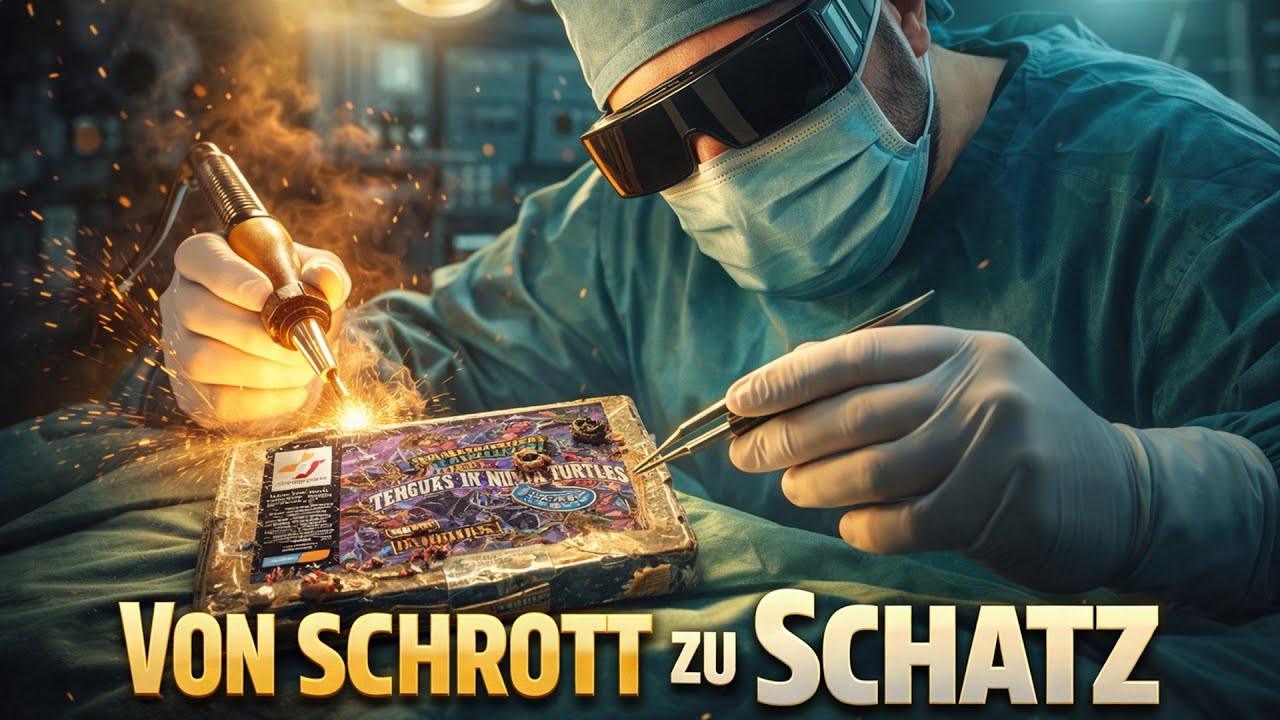 Von SCHROTT zu SCHATZ – SNES-Spiele OVP auf dem OP-Tisch. EXTREM RESTAURATION