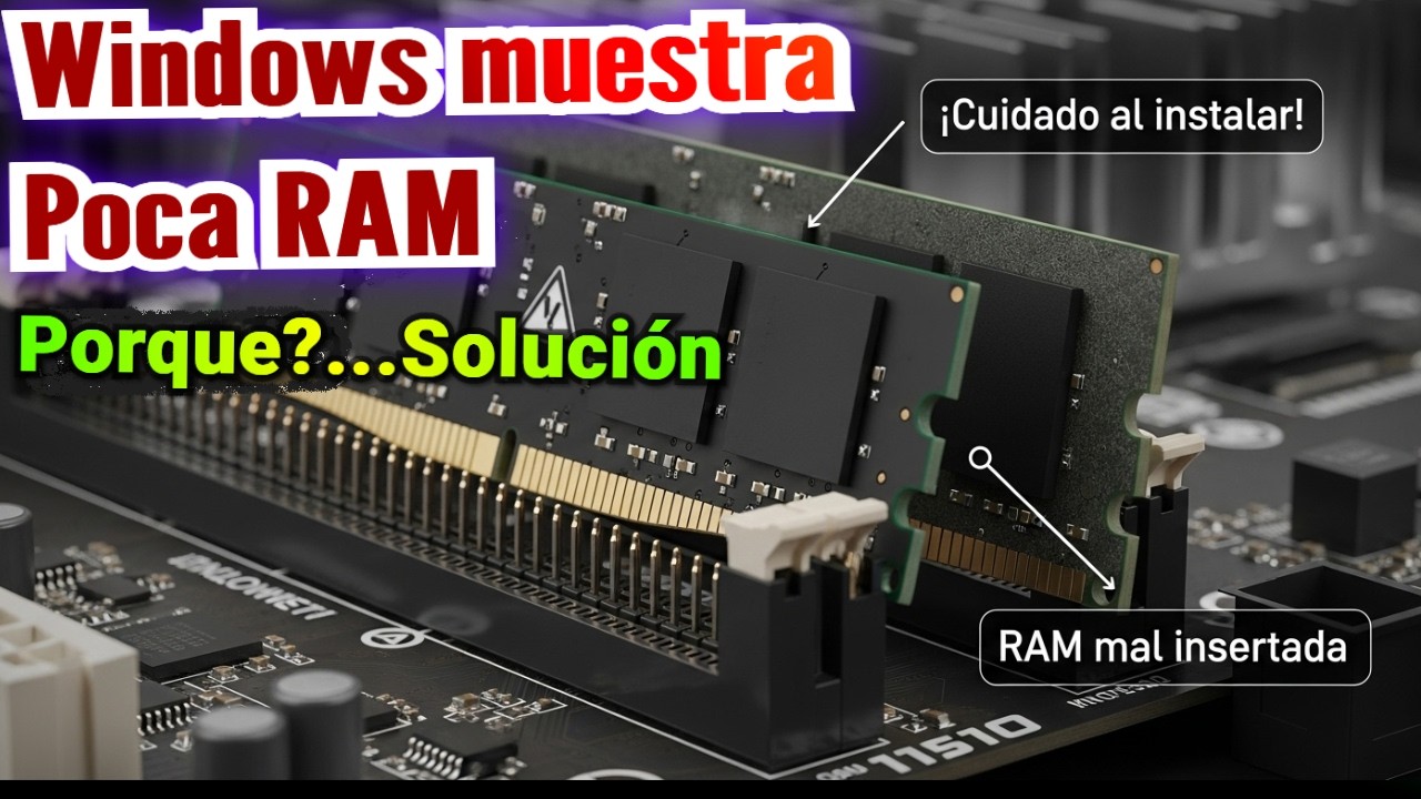 COMO saber si NO funciona la Memoria RAM o es Configuracion de PC Notebook