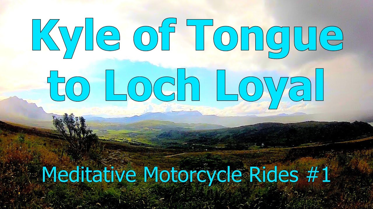 A Short Ride on the A836 from Kyle of Tongue to Loch Loyal - Meditative Motorcycle Rides #1