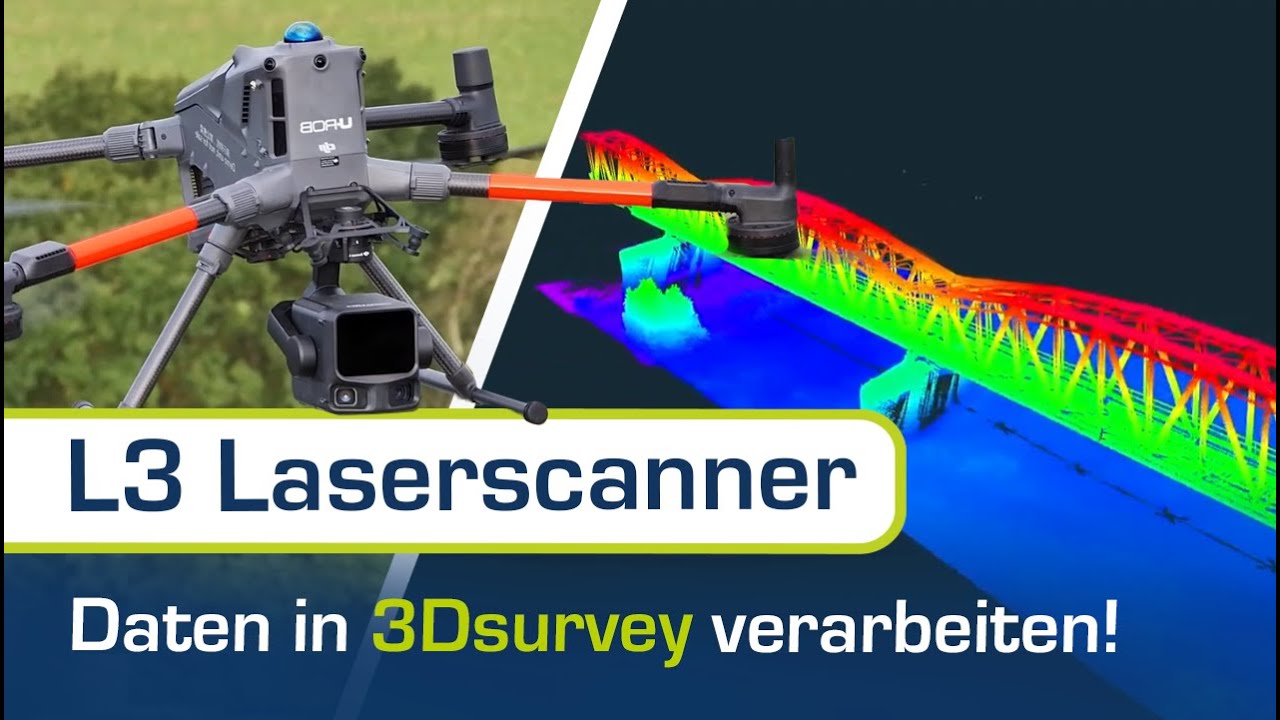 Laserscan Daten prozessieren in 3DSurvey! | Mini-Tutorial