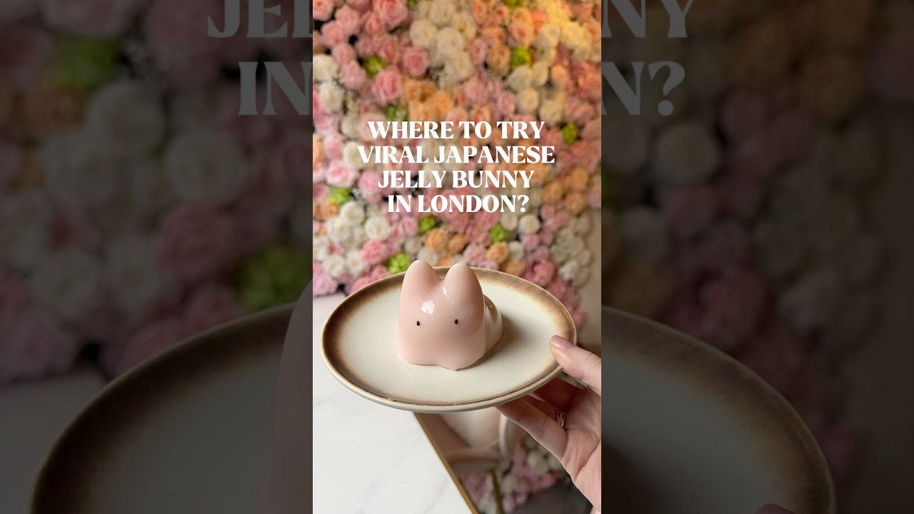 VIRAL JAPANESE JELLY BUNNY has landed in London 🐰🇯🇵