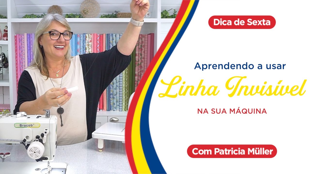 Aprendendo a usar LINHA INVISÍVEL na sua MÁQUINA (Doméstica e Industrial) | Dica de Sexta