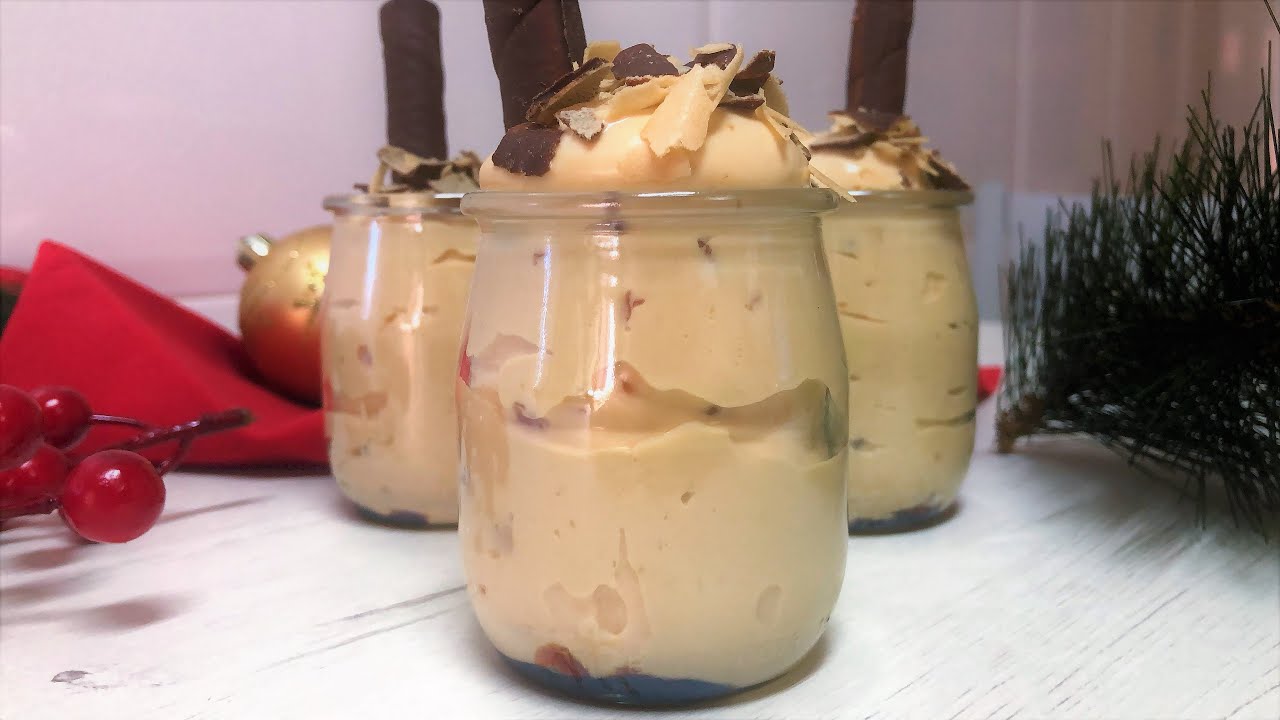 MOUSSE DE TURRON, 2 INGREDIENTES, RECETA FACIL!!