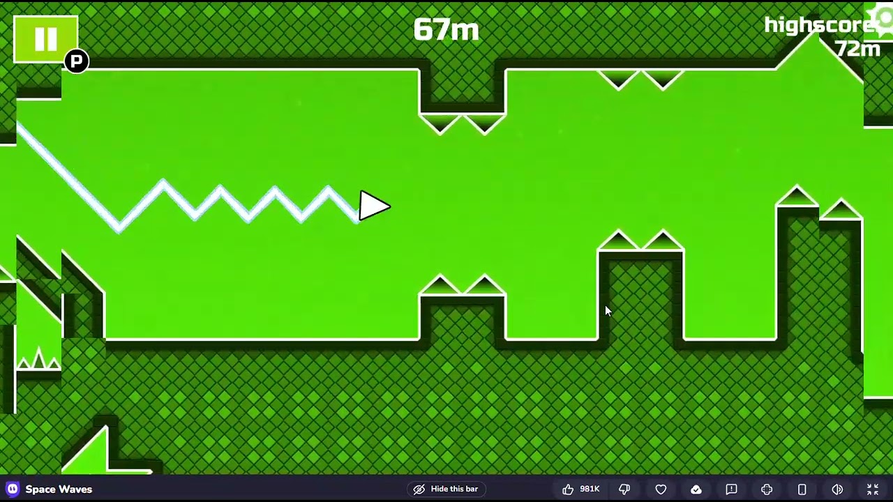 Trying out space waves