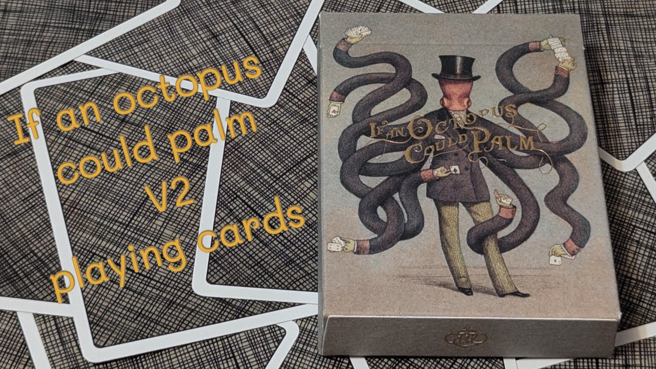 Daily deck review day 223 - If an octopus could palm v2 playing cards By Dan and Dave