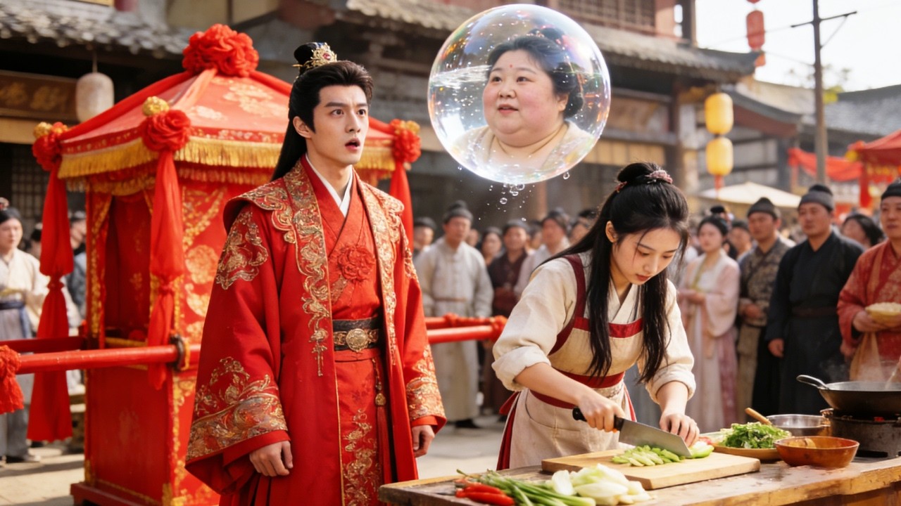 The 200lb butcher's daughter got rejected; seconds later, a handsome groom appeared and married her.
