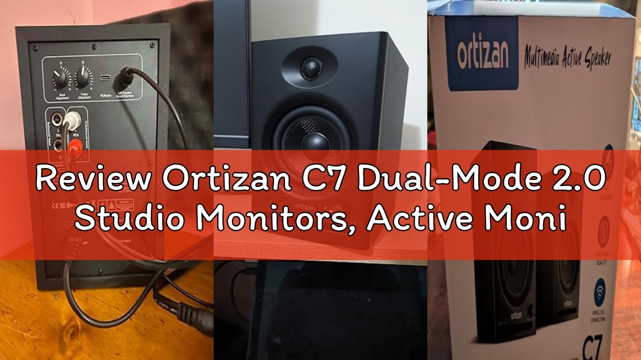 Review Ortizan C7 Dual-Mode 2.0 Studio Monitors, Active Monitor Speakers for Near Field Music Produc