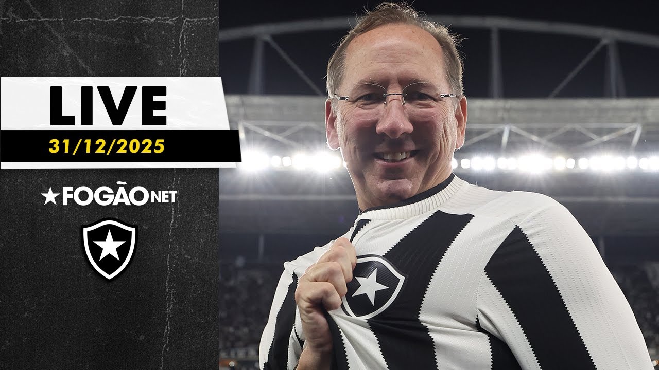 FOG&Atilde;ONET LIVE: A &Uacute;LTIMA LIVE DE 2025 E O QUE ESPERAR DO BOTAFOGO 2026