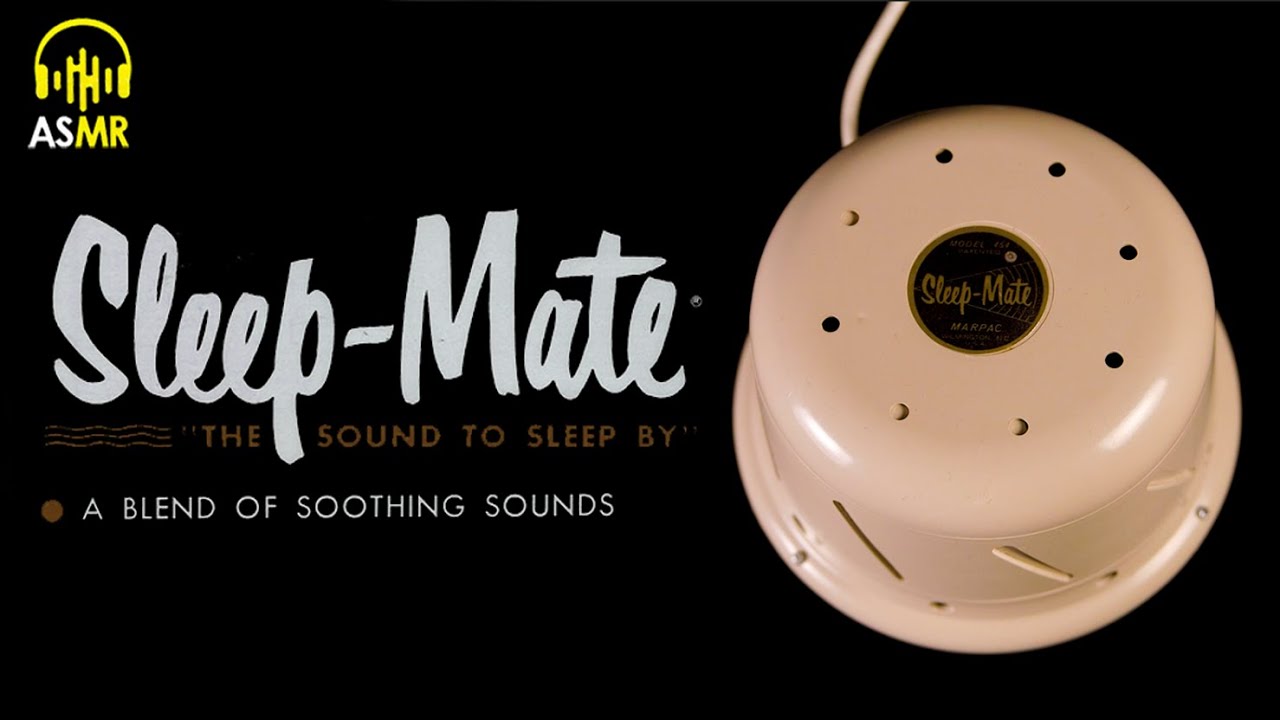🔊White Noise Machine -SLEEP-MATE-1960s Sound Conditioner -9 hours! ASMR -Relax🌎 Sleep 💤 Concentrate💡