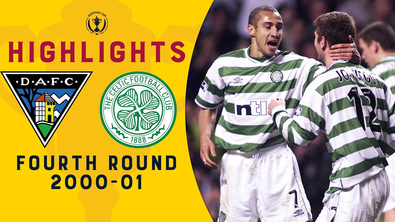 Dunfermline Athletic 2-2 Celtic | Larsson Double Cancelled Out! | Scottish Cup Fourth Round 2000-01