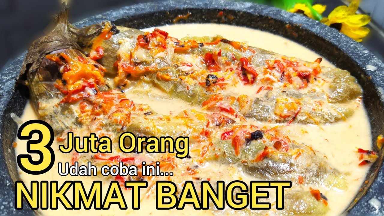 ENAK BANGET!!! MENU SEDERHANA YANG BIKIN JADI REBUTAN || RESEP PECAK TERONG BAKAR SANTAN PEDAS GURIH