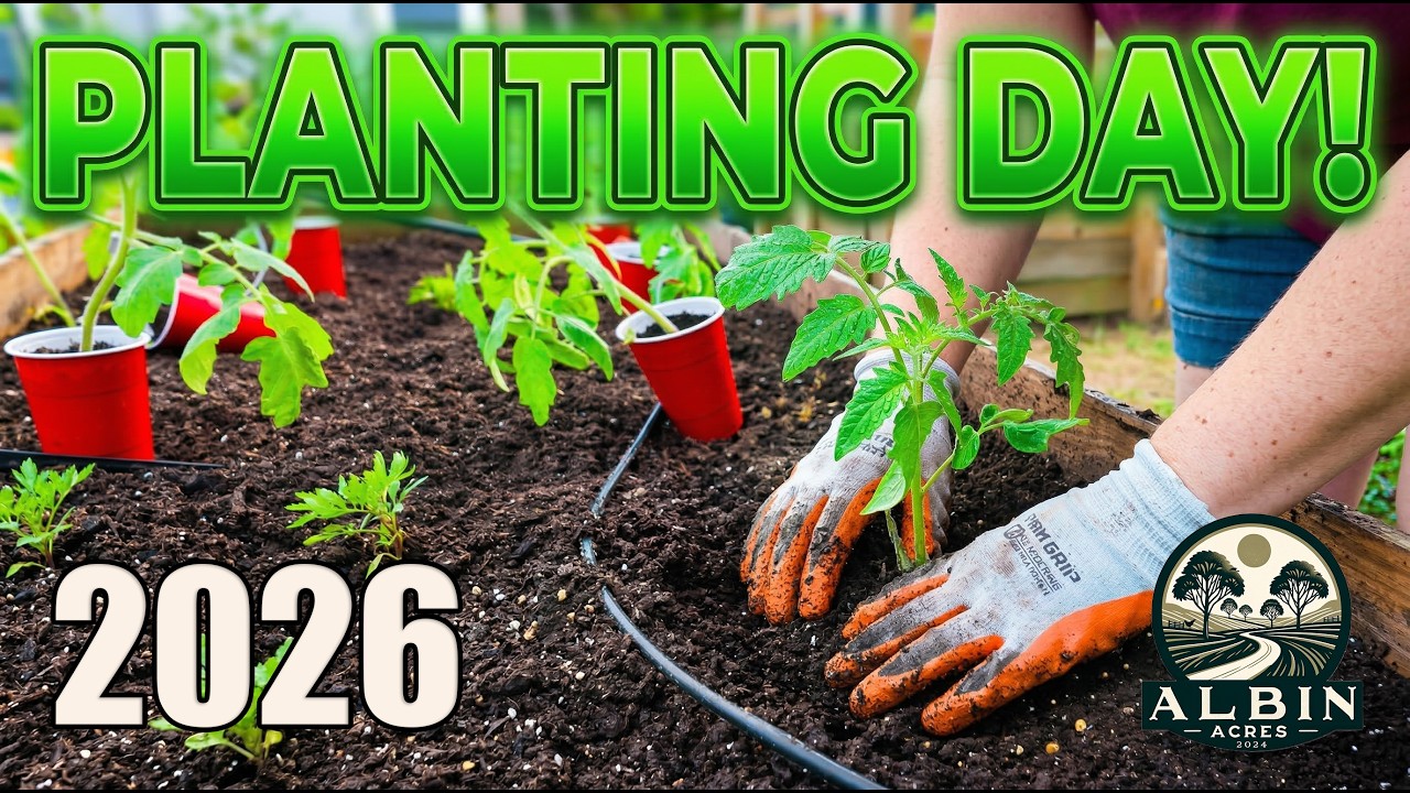 Planting Day! Filling the New Raised Beds & GreenStalk