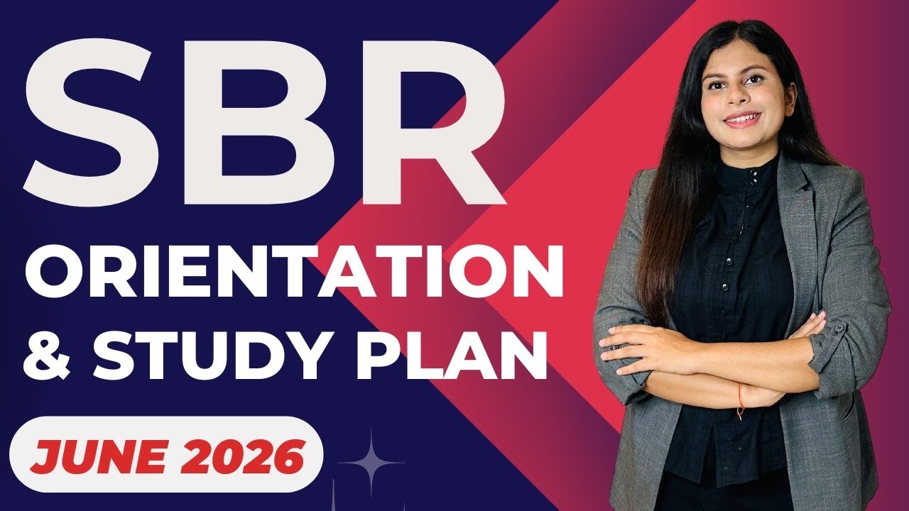 All about ACCA Strategic Business Reporting SBR | Study planner
