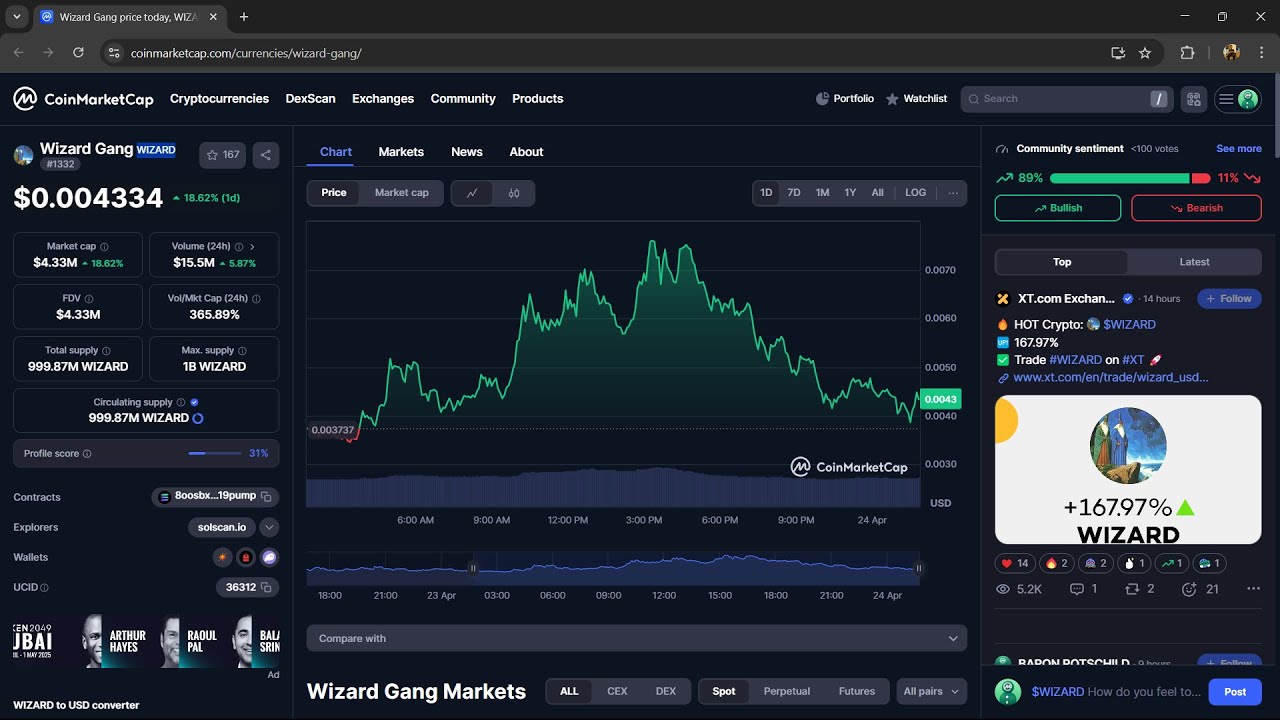 Is Wizard Gang ($WIZARD) Token Legit or Scam ??