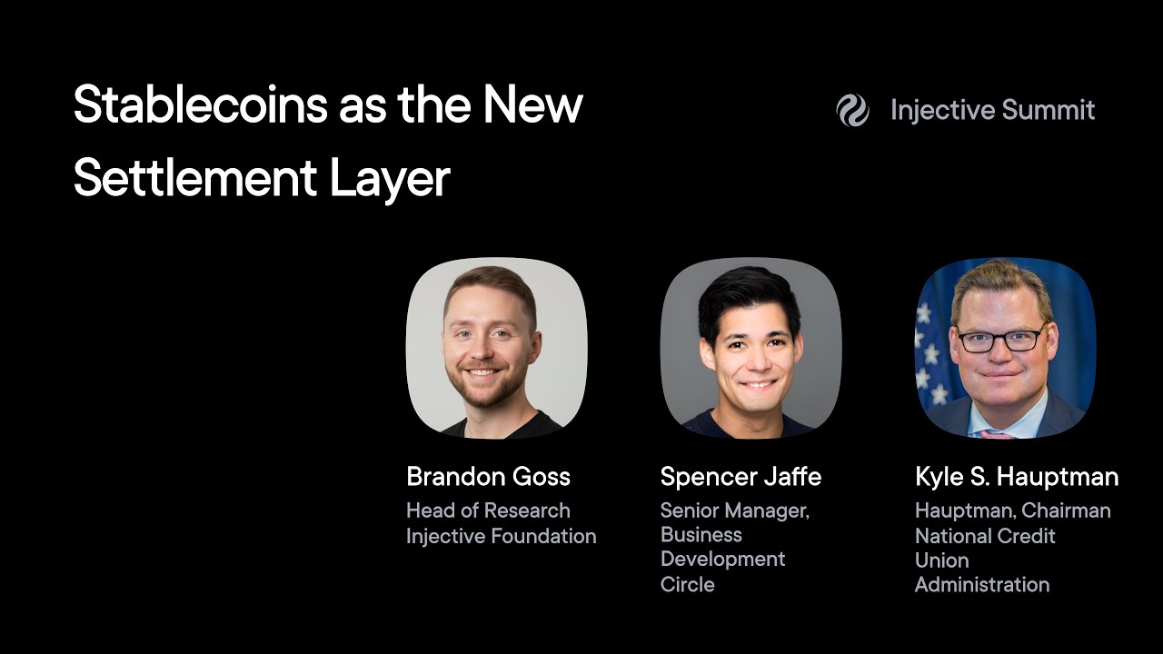 Stablecoins as the New Settlement Layer | Injective Summit, Washington D.C.