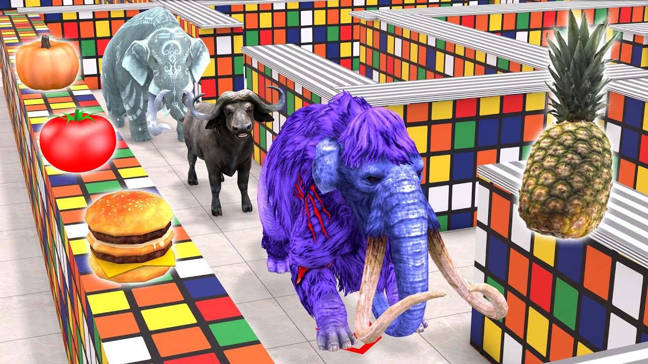 Death Run Who Will Win the Fight Woolly Mammoths Vs Zombie Elephant Animal Revolt Battle Simulator