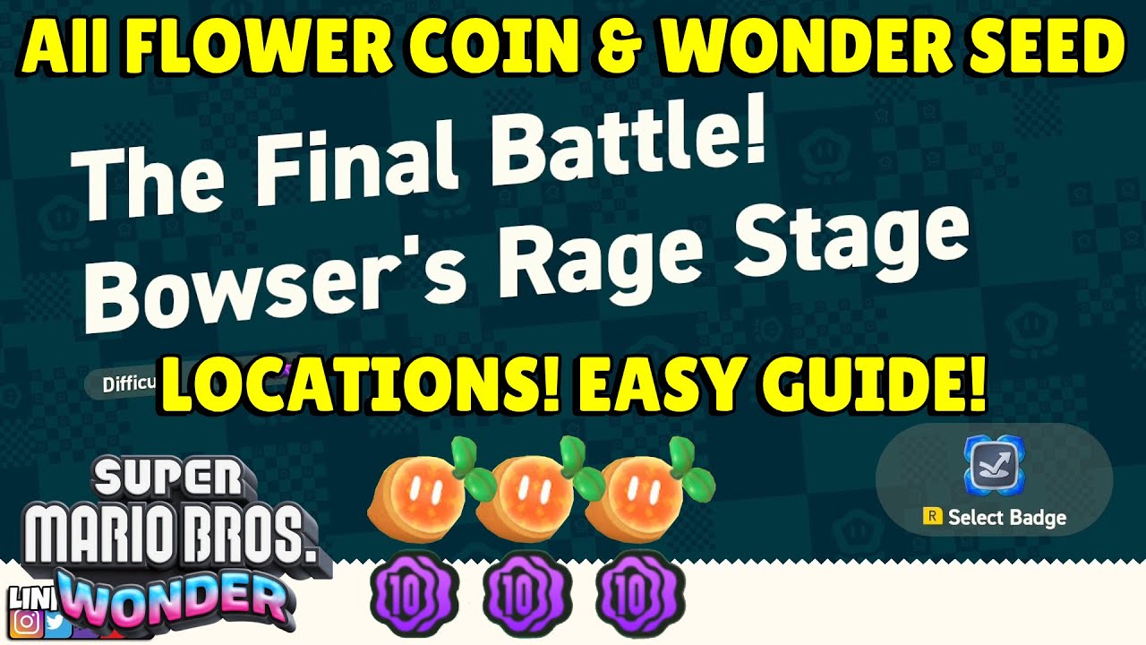 Mario Wonder | The Final Battle Bowsers Rage Stage Guide | Bowsers Castle | Petal Isles