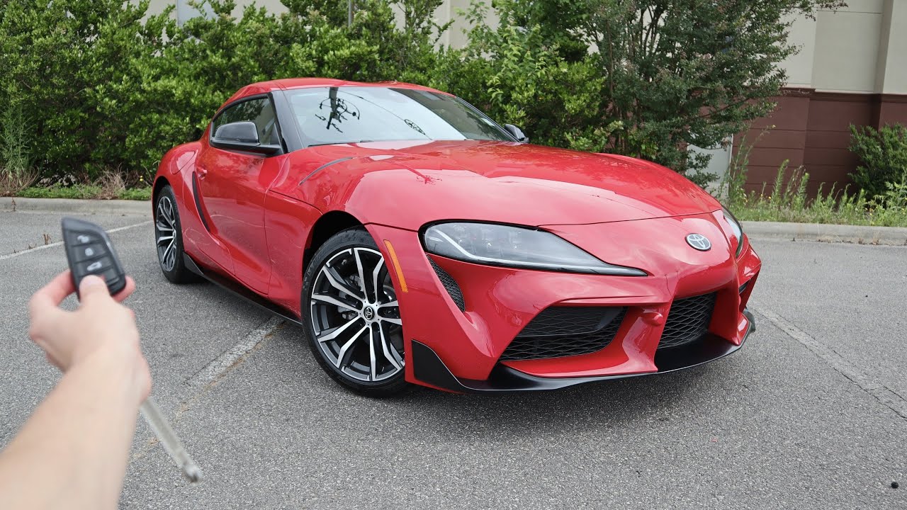 2021 Toyota GR Supra 2.0: Start Up, Exhaust, Test Drive and Review