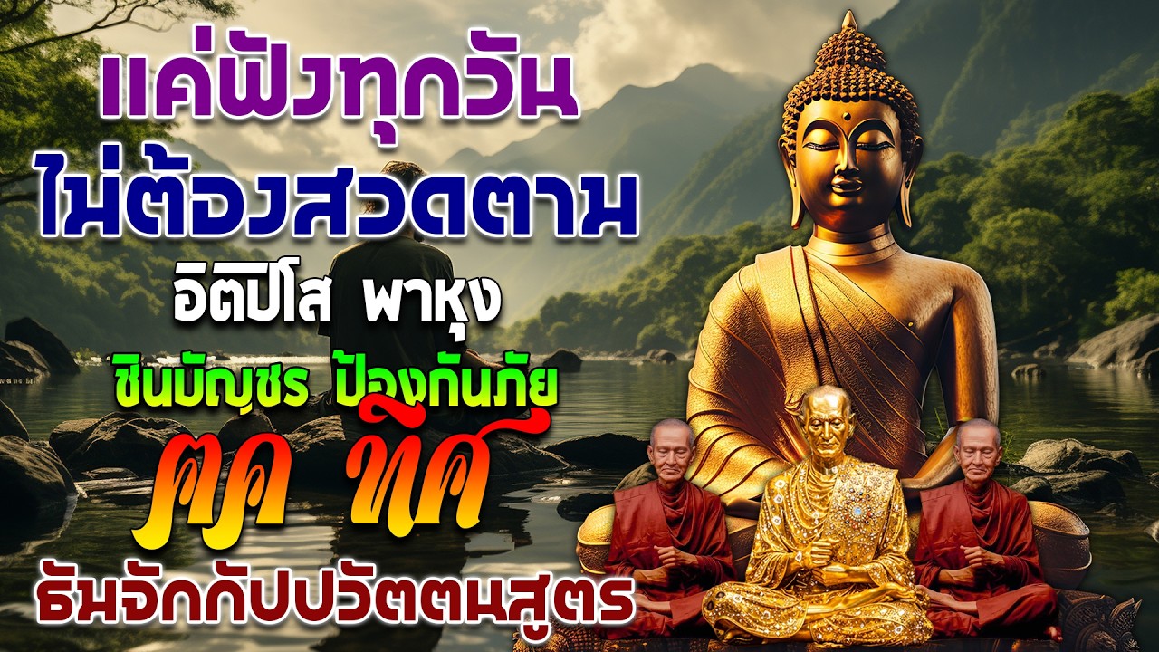 สวดพาหุง 🙏 ชินบัญชร ธัมจักกัปปวัตตนสูตร ปัดเป่าสิ่งไม่ดี เสริมสิริมงคล พลิกชีวิตจากร้ายกลายเป็นดี